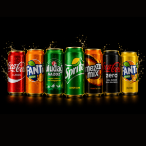 Coca-Cola, Fanta, Uludag, Sprite, Mezzo Mix, Coca-Cola Zero, Fanta Exotic (0,33l)
